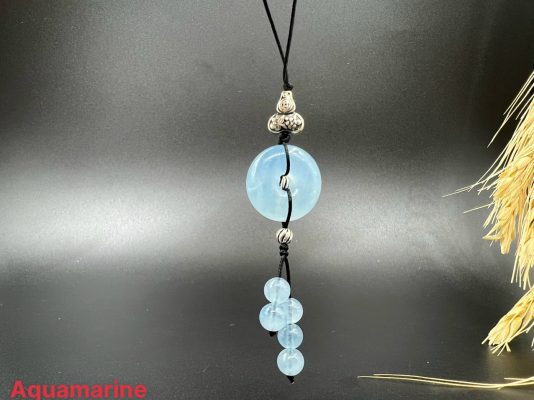 Móc chìa khóa từ bạc 925 và đá tự nhiên
