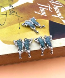 Charm Bạc Đính Đá Tự Nhiên