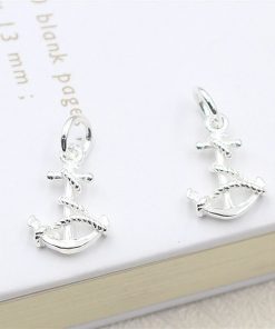 Alternative view of Charm bạc móc treo hình mỏ neo - Charm Bạc 925 - Mã CB340