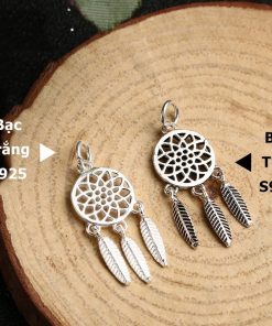 Alternative view of Charm bạc móc treo Dream Catcher lưới giấc mơ DIY - Charm Bạc 925 - Mã CB315 CA121