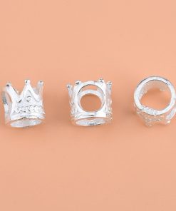 Alternative view of Charm nối vương miện Queen ngang - Charm Bạc 925 - Mã CB070