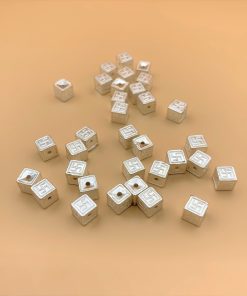 Alternative view of Charm nối chữ vạn vuông bạc 925 đúc chắc chắn - Charm Bạc 925 - Mã CB065