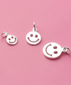 Charm bạc móc treo mặt cười - Charm Bạc 925 - Mã CB397