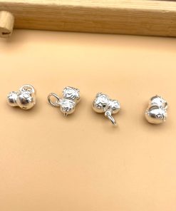 Charm Hồ Lô Bạc 925 Phong Thủy ~8mm Có Chêm Treo - Charm Bạc 925 - Mã CB1690