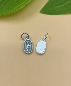 Alternative view of Charm móc treo may mắn và phúc lộc 12x6mm bạc 925 - Charm Bạc 925 - Mã CA1235 CB1220