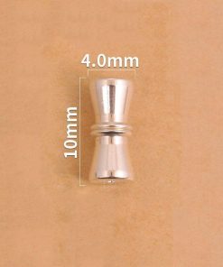 Khóa xoay bằng bạc 925 để làm khóa vòng tay vòng cổ đúc đặc siêu bền - Charm Bạc 925 - Mã CB475
