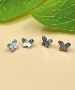 Charm bướm có móc treo size bé bạc Thái - Charm Bạc 925 - Mã CA1410 CB1480