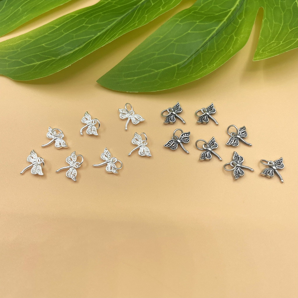 Charm móc treo chuồn chuồn cách điệu kiểu mới nhất - Charm Bạc 925 - Mã CA1400 CB1425 - Ảnh 3