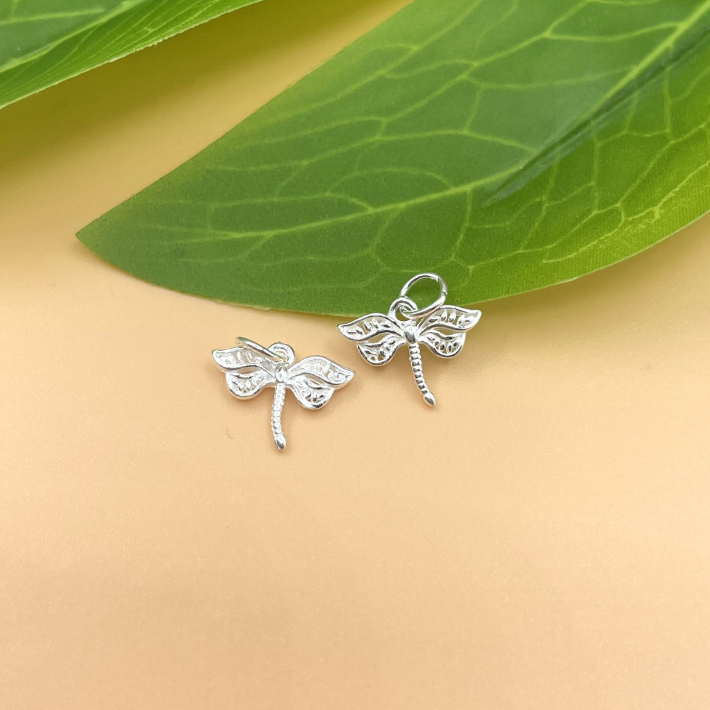 Charm móc treo chuồn chuồn cách điệu kiểu mới nhất - Charm Bạc 925 - Mã CA1400 CB1425 - Ảnh 4