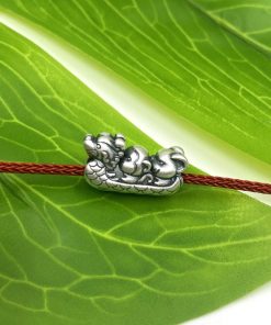 Charm nối thuyền rồng cầu thuận buồm xuôi gió bạc 999 - Charm Bạc 999 - Mã CA1230