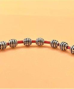Alternative view of Charm bi bạc hình tổ ong bạc thái s925 size bé - Charm Bạc 925 - Mã CA1205