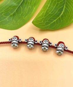 Charm nối thần tài bạc 999 cực xinh - Charm Bạc 999 - Mã CA1081