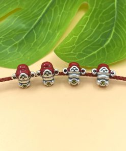 Alternative view of Charm nối thần tài bạc 999 cực xinh - Charm Bạc 999 - Mã CA1081