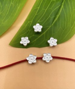 Alternative view of Charm nối hoa đào bạc 925 dày dặn lỗ 2mm - Charm Bạc 925 - Mã CA1285 CB1310