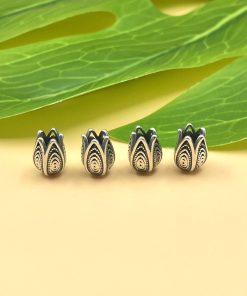 Charm nối hoa tulip bạc thái làm handmade diy - Charm Bạc 925 - Mã CA1305