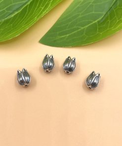 Alternative view of Charm nối hoa tulip bạc thái làm handmade diy - Charm Bạc 925 - Mã CA1305