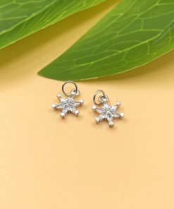 Alternative view of Móc treo bông tuyết đính đá charm bạc 925 có thể mix vòng hoặc làm mặt dây chuyền - Charm Bạc 925 - Mã CB1280