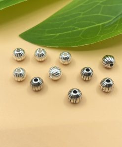 Bi khấc nhiều kích thước đúc đặc chắc chắn bạc 925 để làm handmade - Charm Bạc 925 - Mã CB1345 CA1345