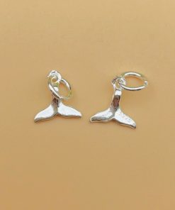 Charm đuôi cá bé cho nữ có móc treo bạc 925 - Charm Bạc 925 - Mã CB1685
