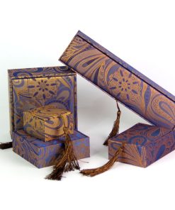 Alternative view of Hộp gấm đựng vòng tay/nhẫn hàng chuẩn cao cấp - Charm Bạc 925 - Vòng Đá 5A