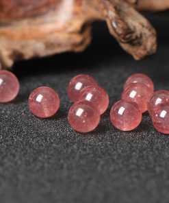 Hạt lẻ dâu hồng và dâu xanh đủ size làm vòng tay handmade cực xinh