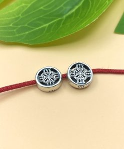 Charm nối kim luân 11 ly kiểu mới bạc thái - Charm Bạc 925 - Mã CA1290