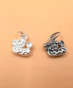 Alternative view of Charm bạc móc treo thuyền rồng biểu tượng của sự thành công thắng lợi trong kinh doanh - Charm Bạc 925 - Mã CA1215 CB120