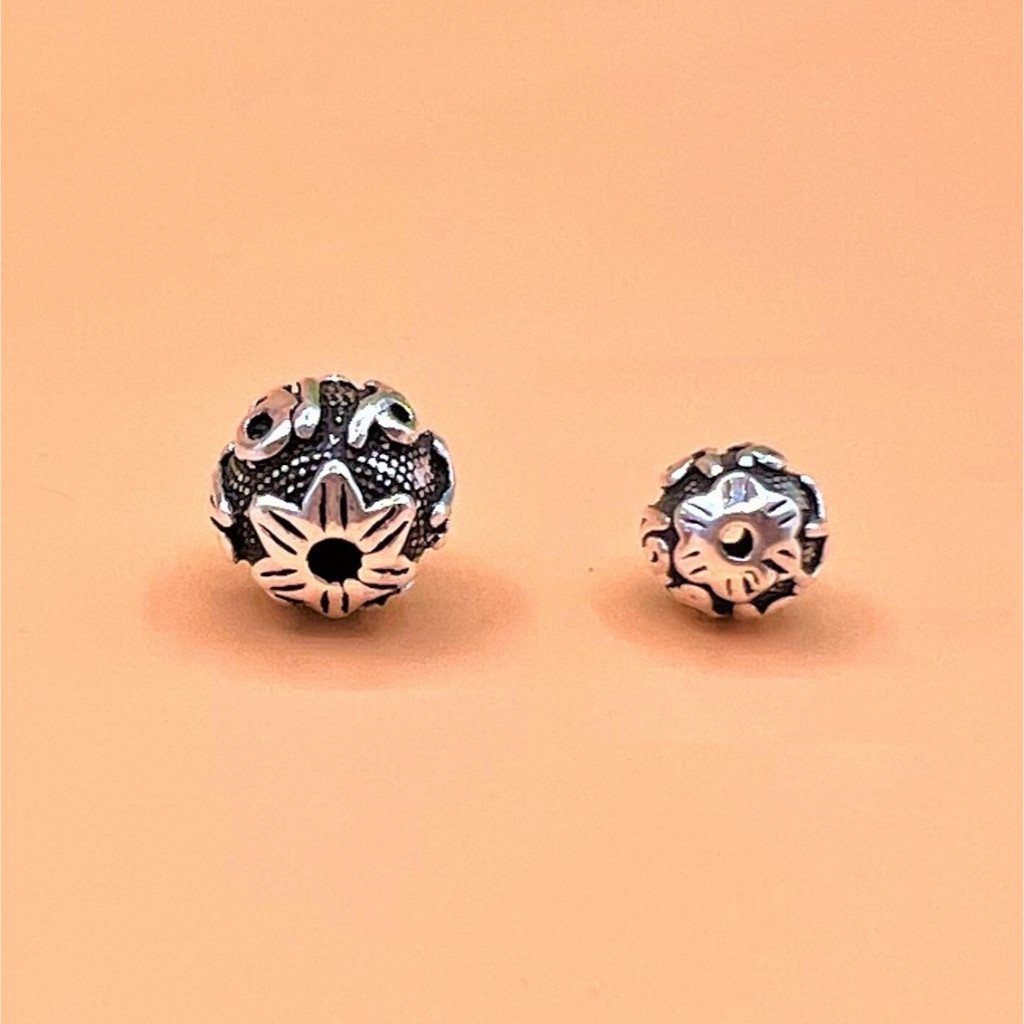 Charm bi bạc lục tự Om Mani Padme Hum Lục Tự Đại Minh Chân Ngôn bạc thái 925 - Charm Bạc 925 - Mã CA1175 - Ảnh 6