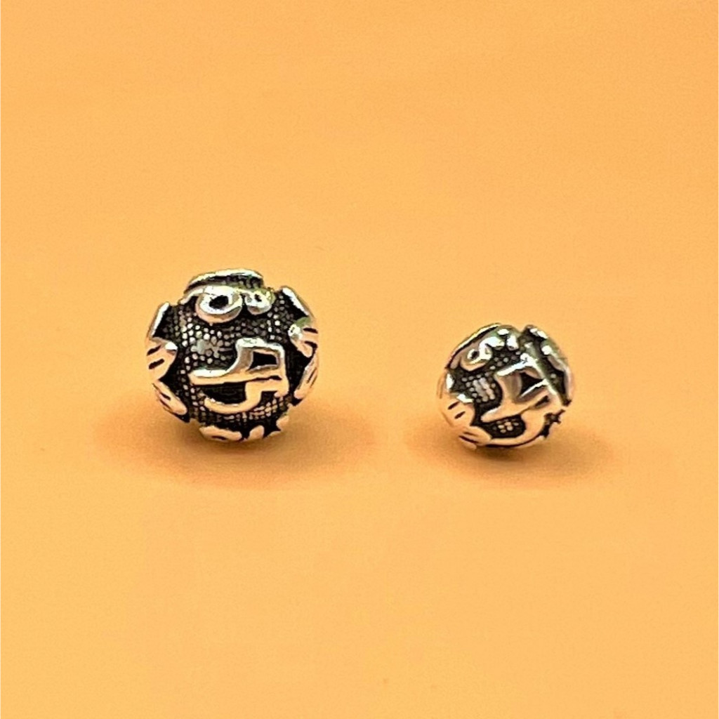 Charm bi bạc lục tự Om Mani Padme Hum Lục Tự Đại Minh Chân Ngôn bạc thái 925 - Charm Bạc 925 - Mã CA1175 - Ảnh 7