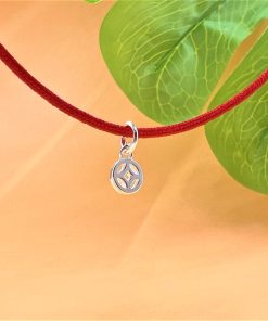 Alternative view of Charm móc treo kim tiền bạc 925 6 ly cỡ bé - Charm Bạc 925 - Mã CB1175