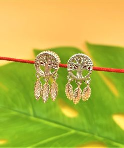 Alternative view of Charm nối dream catcher cây gia đình nổi bạc trắng s925 10mm - Charm Bạc 925 - Mã CB1140
