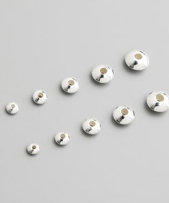 Bạc 925 nối hình đĩa bay mix vòng tay handmade chắc chắn lỗ bé - Charm Bạc 925 - Mã CB1740