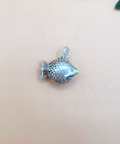Charm treo hình cá cỡ lớn bạc thái - Charm Bạc 925 - Mã CA965