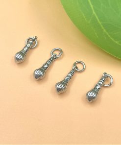 Charm móc treo bút lông bạc thái cầu may mắn trong học hành thi cử - Charm Bạc 925 - Mã CA1100