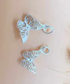 Charm treo hình bướm dày dặn - Charm bạc 925 - Mã CB167