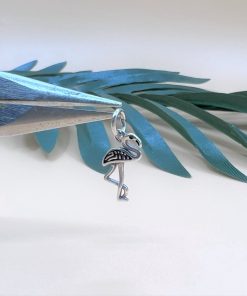 Alternative view of Charm treo hình chim hạc bạc thái cầu trường thọ - Charm Bạc 925 - Mã CA920