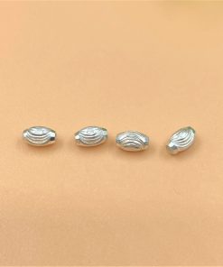 Charm nối hình hạt thóc 3mm - Charm Bạc 925 - Mã CB860
