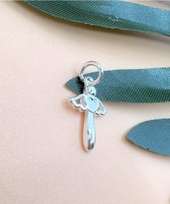 Charm bạc móc treo cây thánh giá Christian Cross - Charm Bạc 925 - Mã CB082