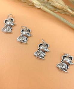 Charm bạc thái móc treo chuột (tuổi tí) may mắn hoan hỷ - Charm Bạc 925 - Mã CA1050