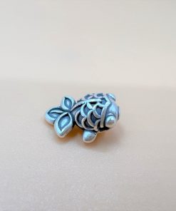 Charm nối hình cá chép hóa rồng biểu tượng cho sự thăng quan tiến chức - Charm Bạc 999 - Mã CA785