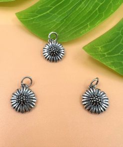 Charm móc treo hoa hướng dương bạc thái - Charm Bạc 925 - Mã CA295