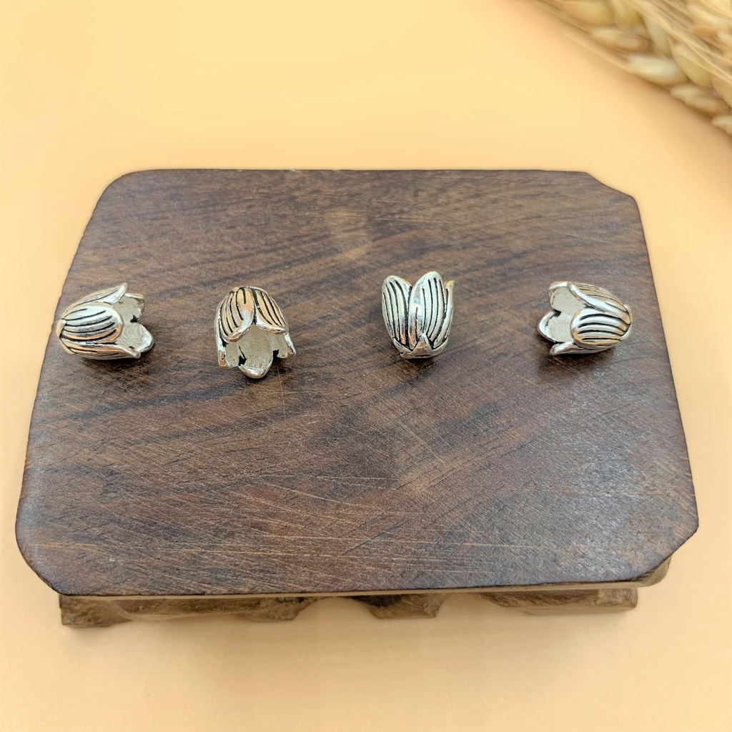 Charm nối hình cuống hoa - Charm Bạc 925 - Mã CA610 - Ảnh 2
