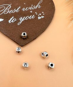Alternative view of Bi bạc 925 đa giác đơn giản loại nhỏ đủ kích thước làm diy - Charm Bạc 925 - Mã CB111 CB114 CA106