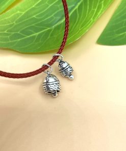 Charm treo chuông cá chép cầu may mắn trong học hành thi cử - Charm Bạc 925 - Mã CA575