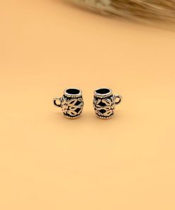 Charm móc treo dạng ống vừa - Charm Bạc 925 - Mã CA038