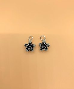 Charm móc treo hoa hải đường - Charm Bạc 925 - Mã CA250