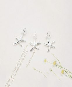 Charm bạc móc treo hình ốc biển sao biển - Charm Bạc 925 - Mã CB155 CB520