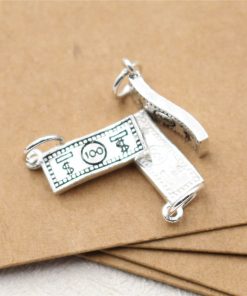 Alternative view of Charm bạc móc treo hình đồng tiền 100 USD - Charm bạc 925 - Mã CA455 CB620