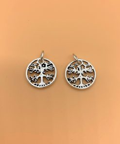 Charm bạc thái móc treo cây gia đình - Charm Bạc 925 - Mã CA305