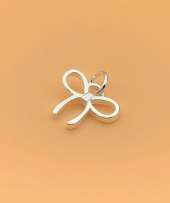 Charm bạc móc treo hình chiếc nơ - Mã CB630 - Charm Bạc 925